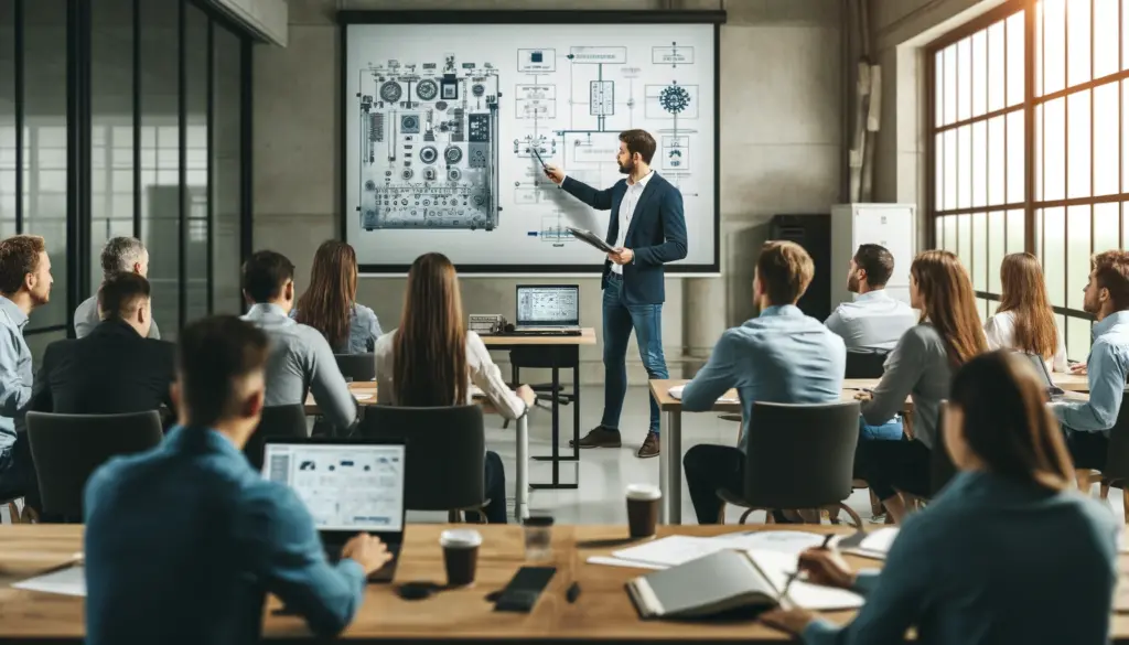 Training and Facilitation of a class room of Maintenance professionals